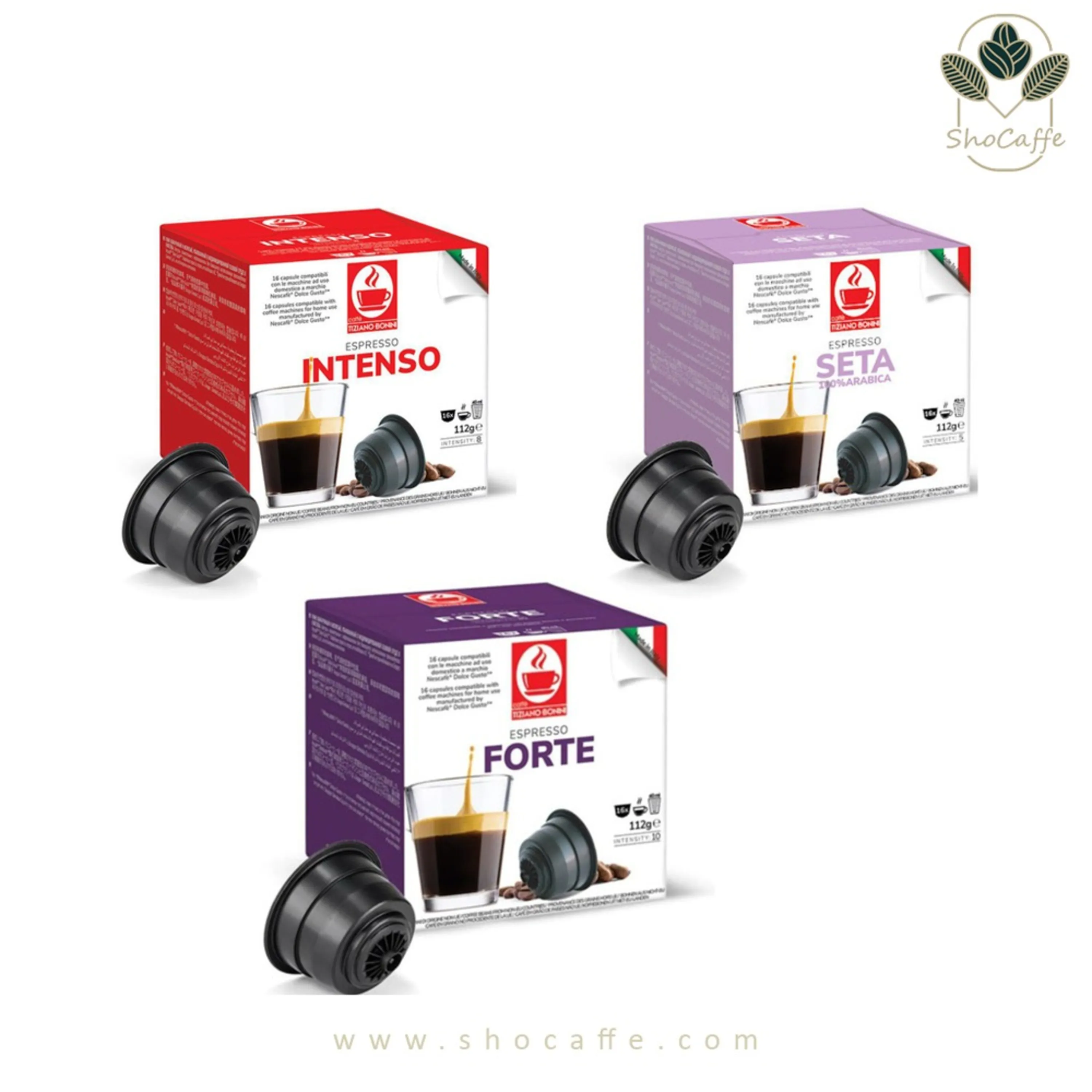 کپسول قهوه بونینی میکس اسپرسو- 3 بسته-با وزن 500 گرم